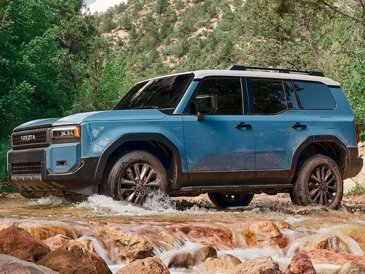 Левый или правый управляющий чистый Подержанный Toyota Land Cruiser Prado Матовый черный выпуск с ESC