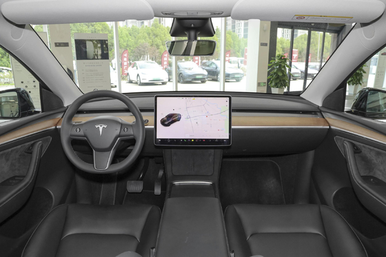 2023 Подержанный Tesla Model Y Model 3 Электромобиль с многофункциональным рулем