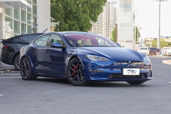 Задняя камера 360° Левое рулевое управление Tesla Model S Электромобиль 2023 Передний барабан+Задний барабан