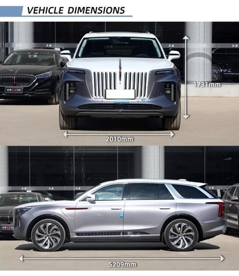 Светодиодные фары и ABS 2024 Hongqi E-HS9 Электромобиль для новейших энергетических транспортных средств