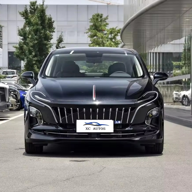 2023 Hongqi E-QM5 Pure Electric 5-местный черный цвет 4-дверный 5-местный для российского рынка